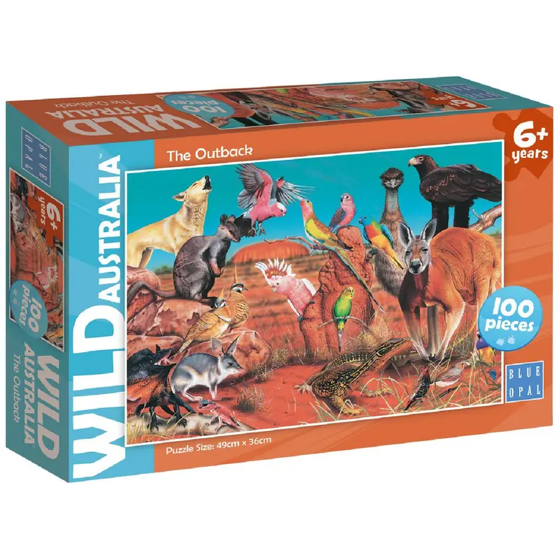 Blue Opal - Wild Aust The Outback 100 Piece Puzzle