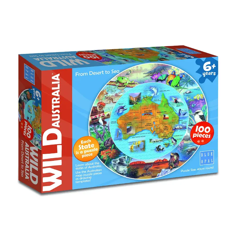 Blue Opal - Wild Australia From Desert to Sea - 100 Piece Jigsaw