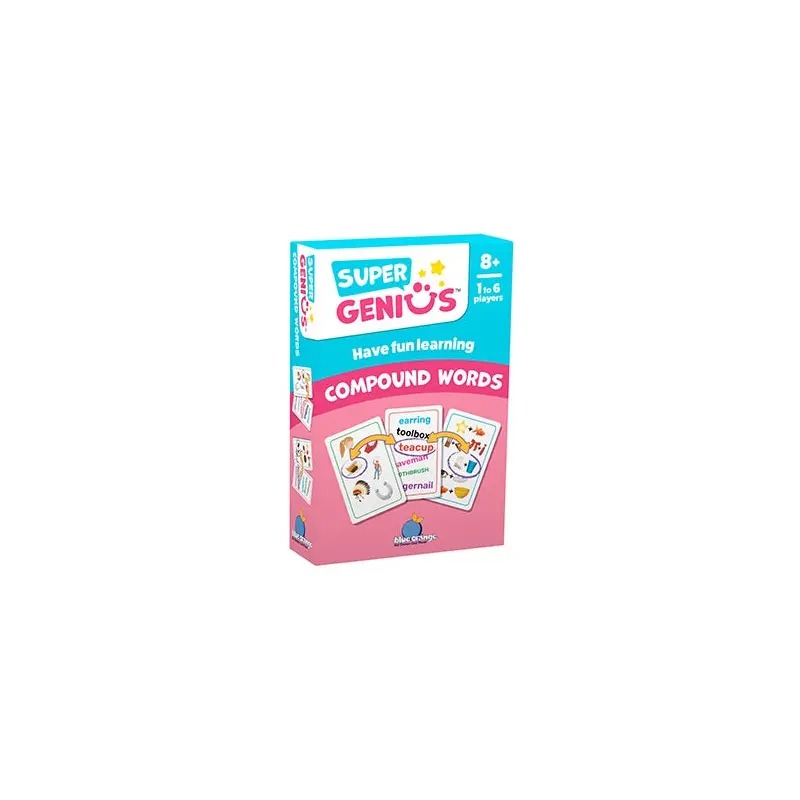Blue Orange Games Super Genius Compound Words Card Game
