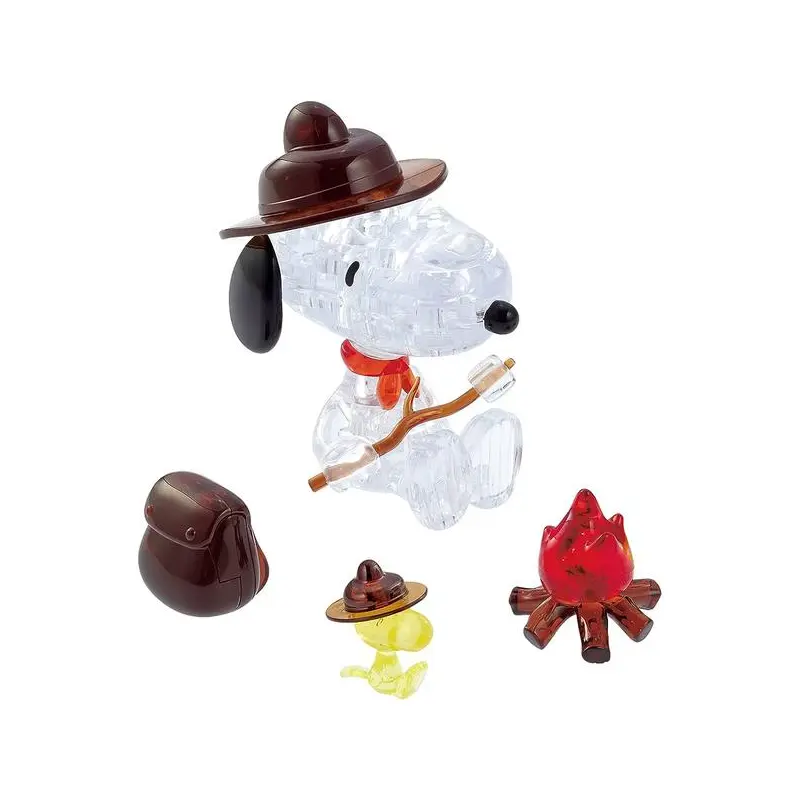 3D Snoopy Camping Crystal Puzzle