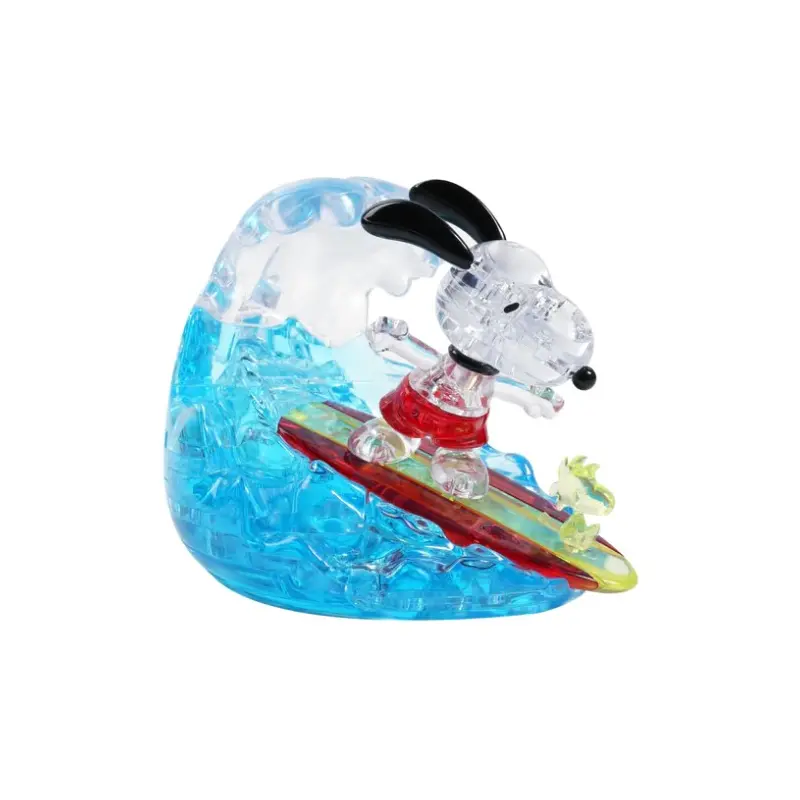 3D Snoopy Surfing Crystal Puzzle