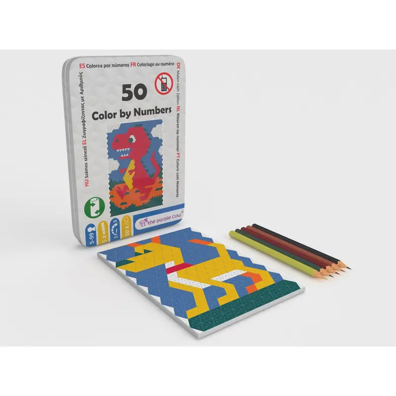 50 Color By Numbers
