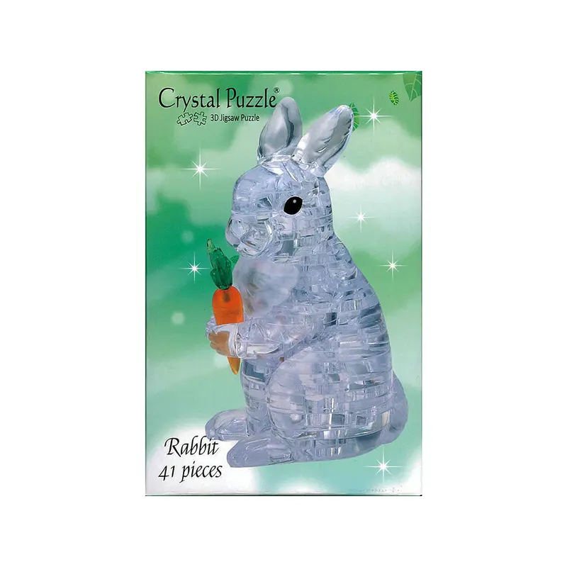 3D Rabbit Crystal Puzzle