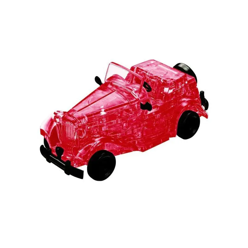 3D Red Classic Car Crystal Puzzle