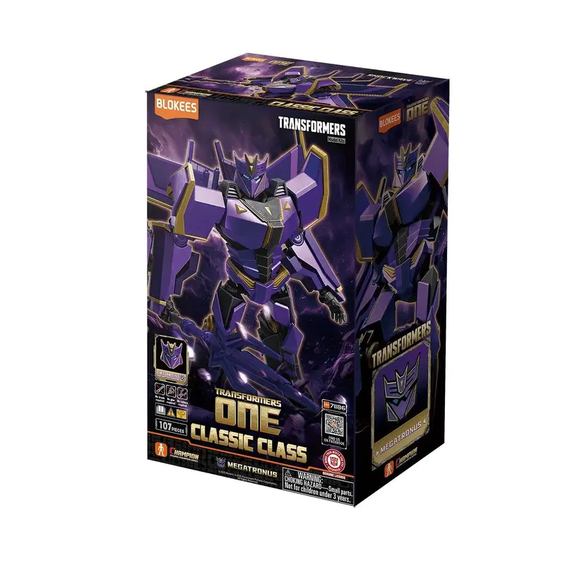 Blokees Figures - Transformers - (Model Kit) Classic Class(CC) 20-Movie8 Megatronus (Luminous Eyes & Chest)