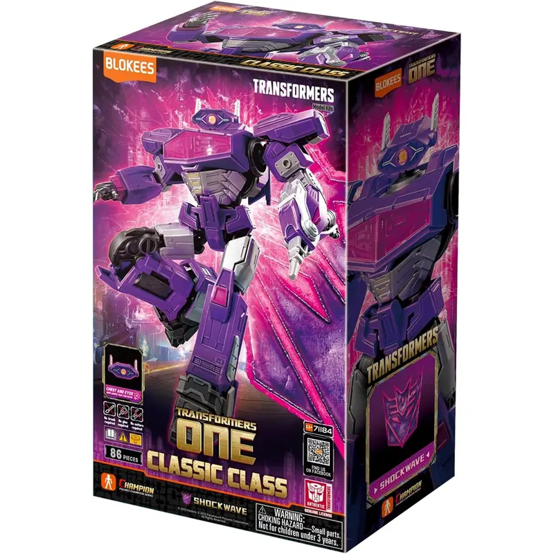 Blokees - Transformers One - Model Kit - Shockwave - Classic Class 18