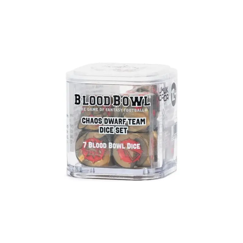Blood Bowl - Chaos Dwarf Team Dice (202-50)