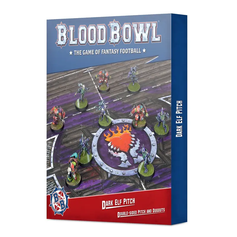 Blood Bowl - Dark Elf Pitch & Dugouts (200-50)