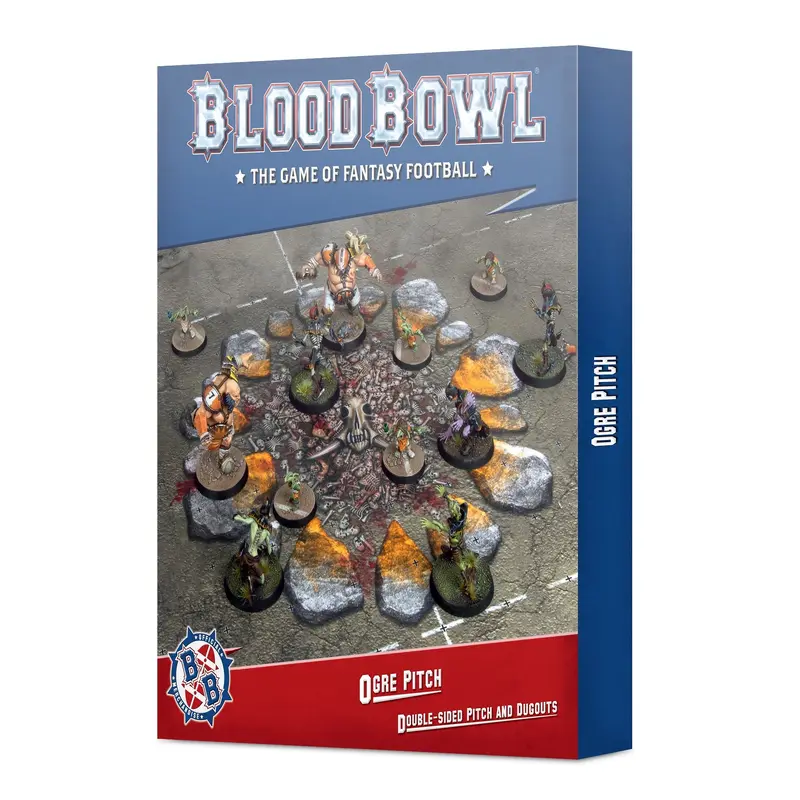 Blood Bowl - Ogre Team Pitch & Dugouts (200-82)