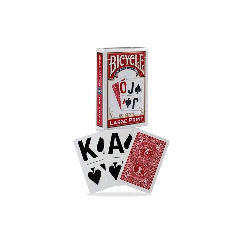 Bicycle Large Print Bridge Playing Cards