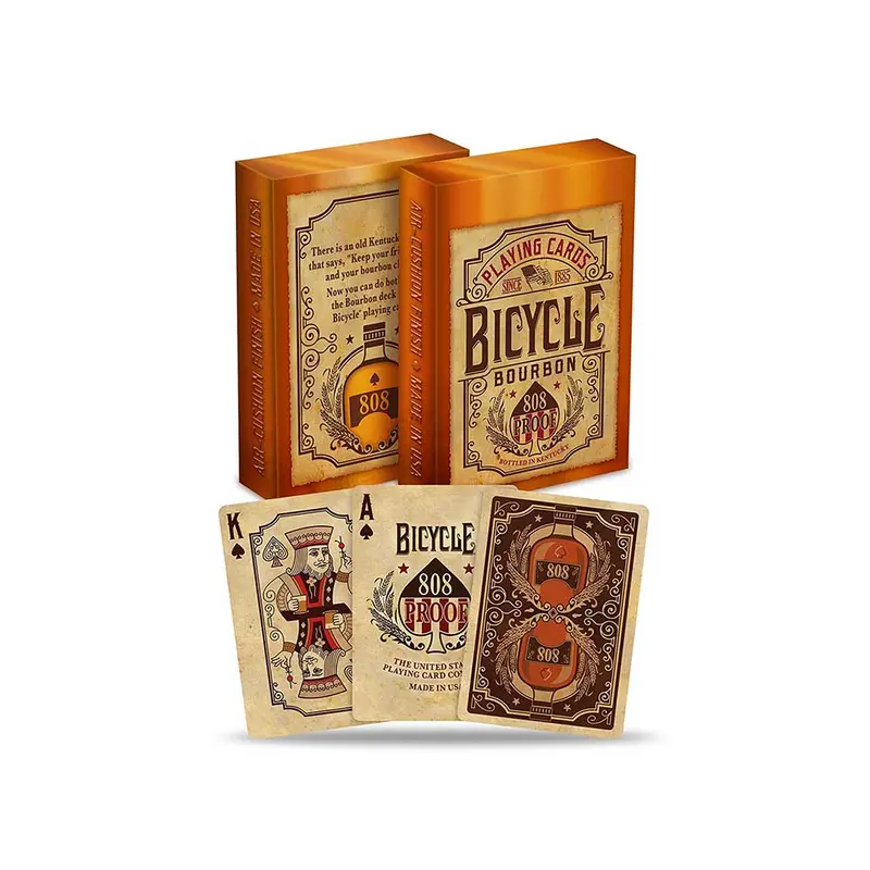 Bicycle Poker Bourbon