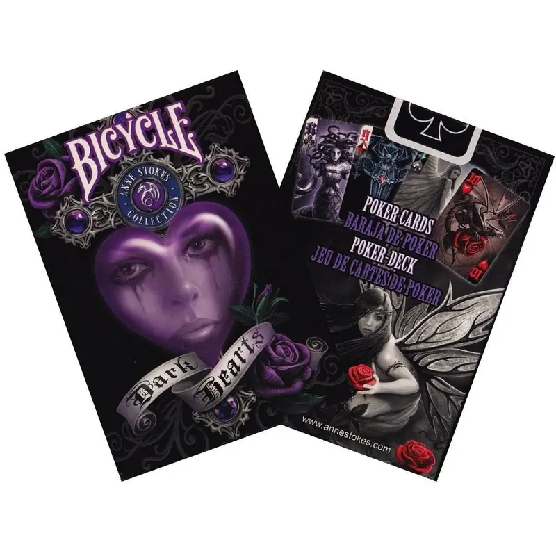 Bicycle Poker Cards Dark Hearts