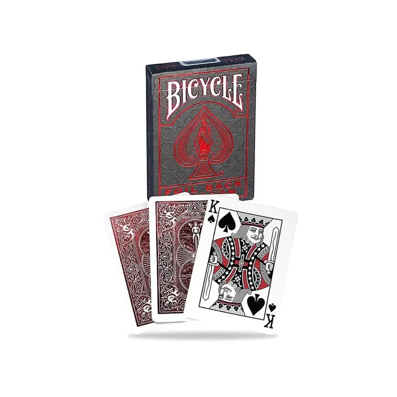 Bicycle Poker Crimson Metallux