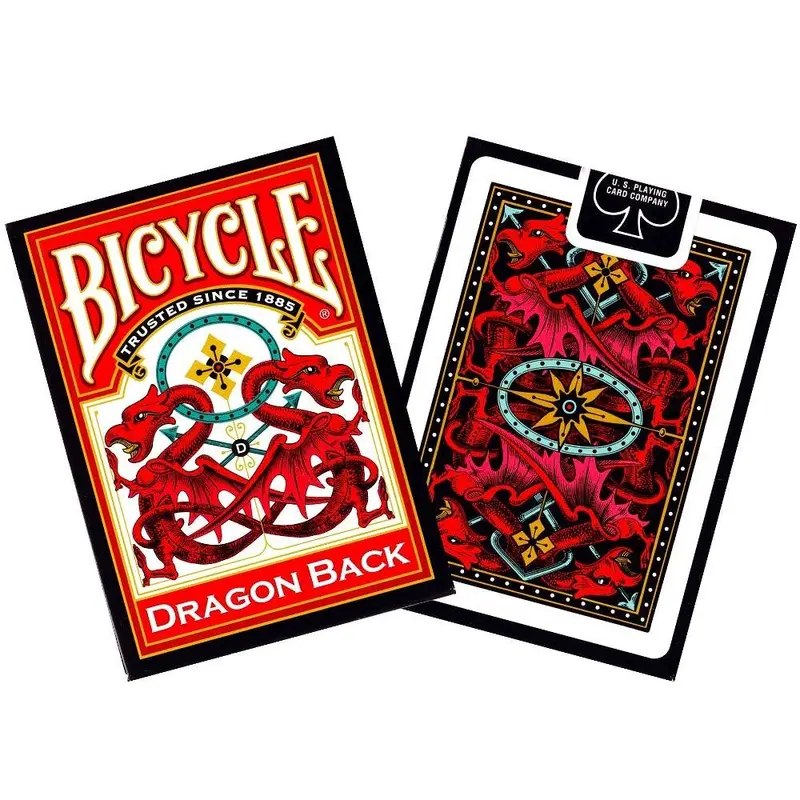 Bicycle Poker Dragon Red/Blue