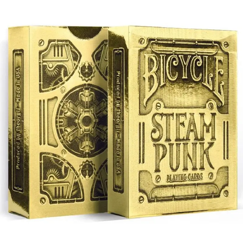 Bicycle Poker Steam Punk Gold