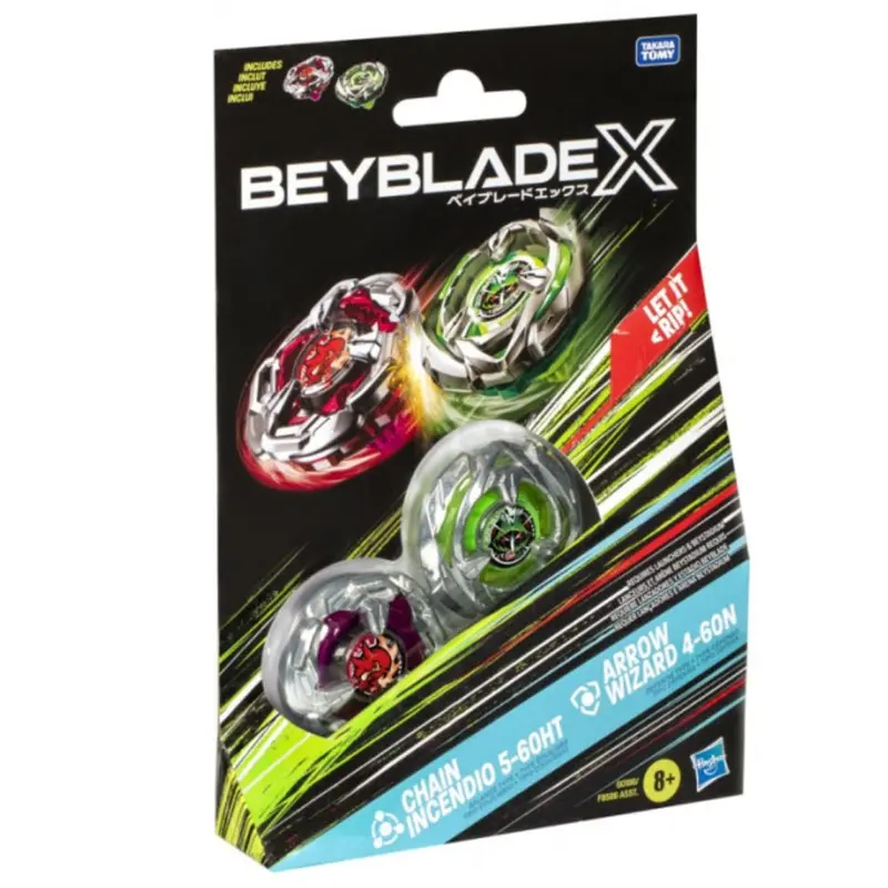 Beyblade - X - Dual Pack Assortment - Chain Incendio-Arrow Wizard