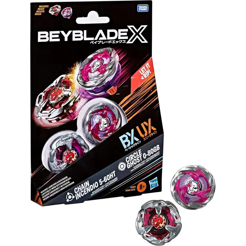 Beyblade - X - Dual Pack Assortment - Chain Incendio-Circle Ghost