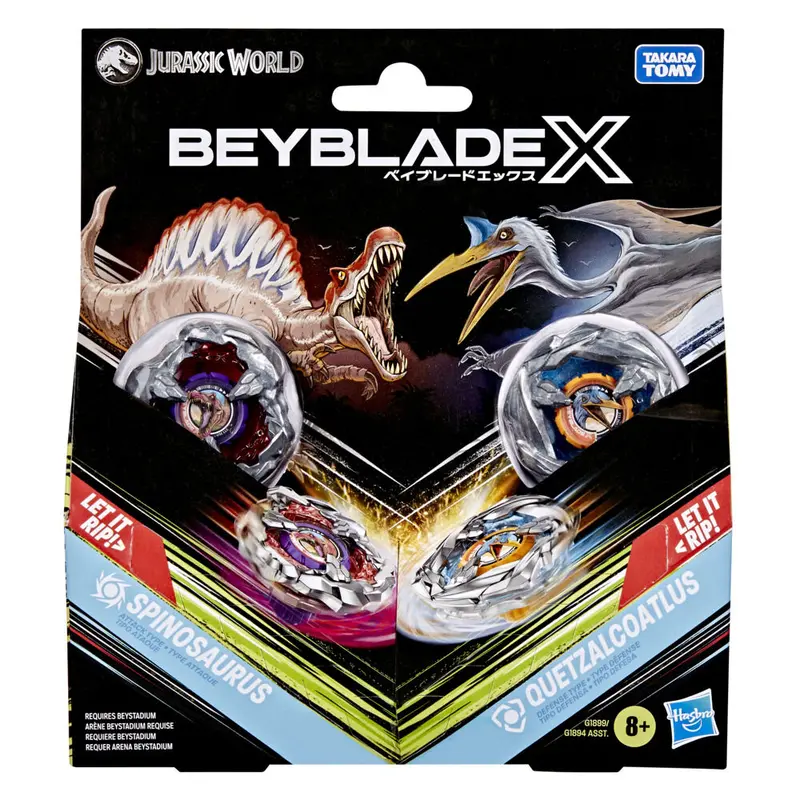 Beyblade X - Jurassic World - Spinosaurus Vs Quetzalcoatlus