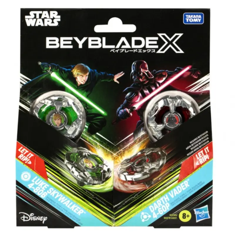Beyblade X - Luke Skywalker 4-80B + Darth Vader4-60P