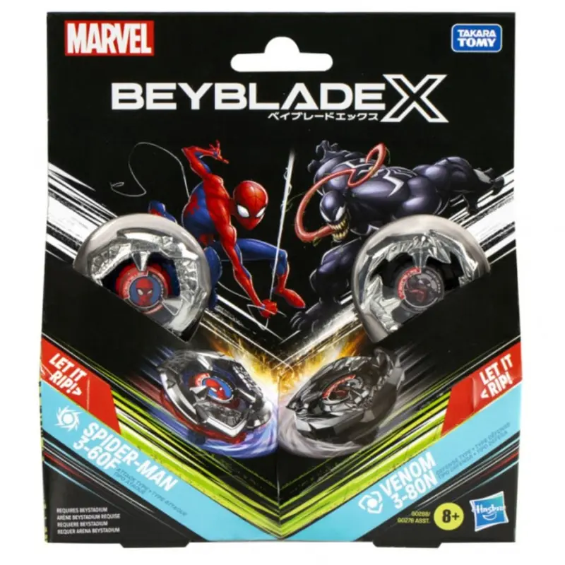Beyblade X - Spiderman 3-60F + Venom 3-80N