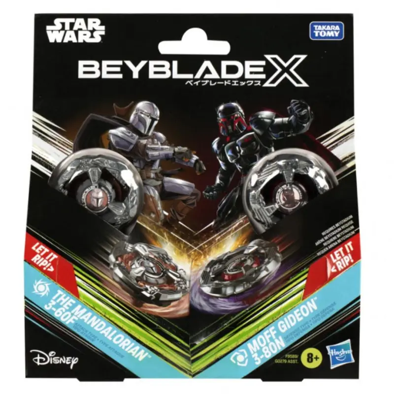 Beyblade X - The Mandalorian 3-60F + Moff Gideon 3-80N