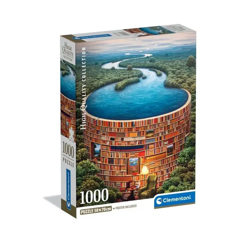 Bibliodame Compact 1000 Piece Jigsaw (High Quality)