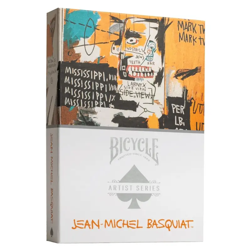Bicycle Artist Series Jean-Michel Basquiat Red/Blue 2pk Boxed Set Limited Series - Preorder