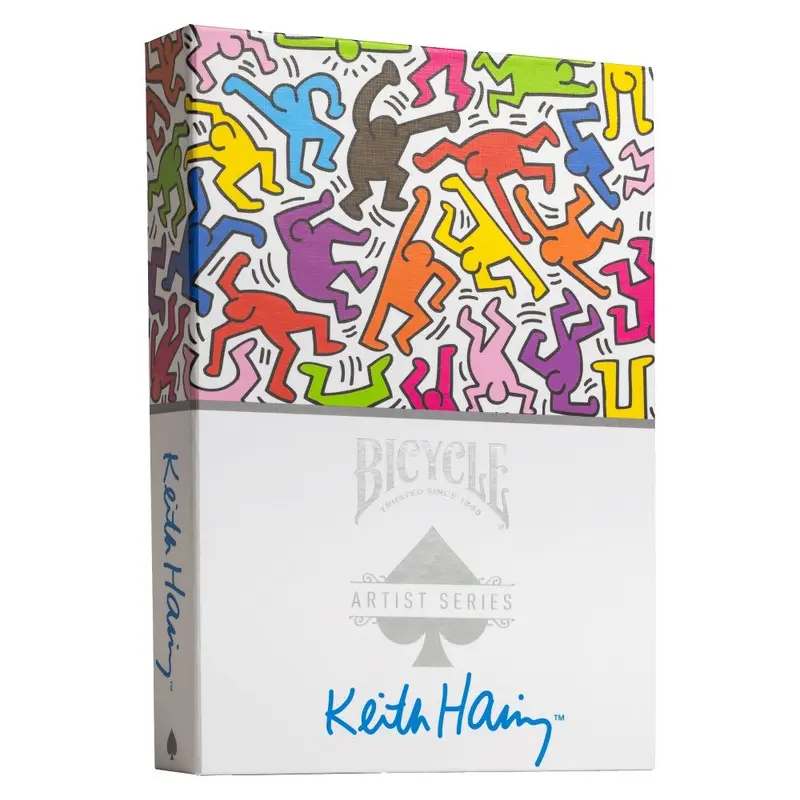 Bicycle Artist Series Keith Haring Red/Blue 2pk Boxed Set Limited Series - Preorder