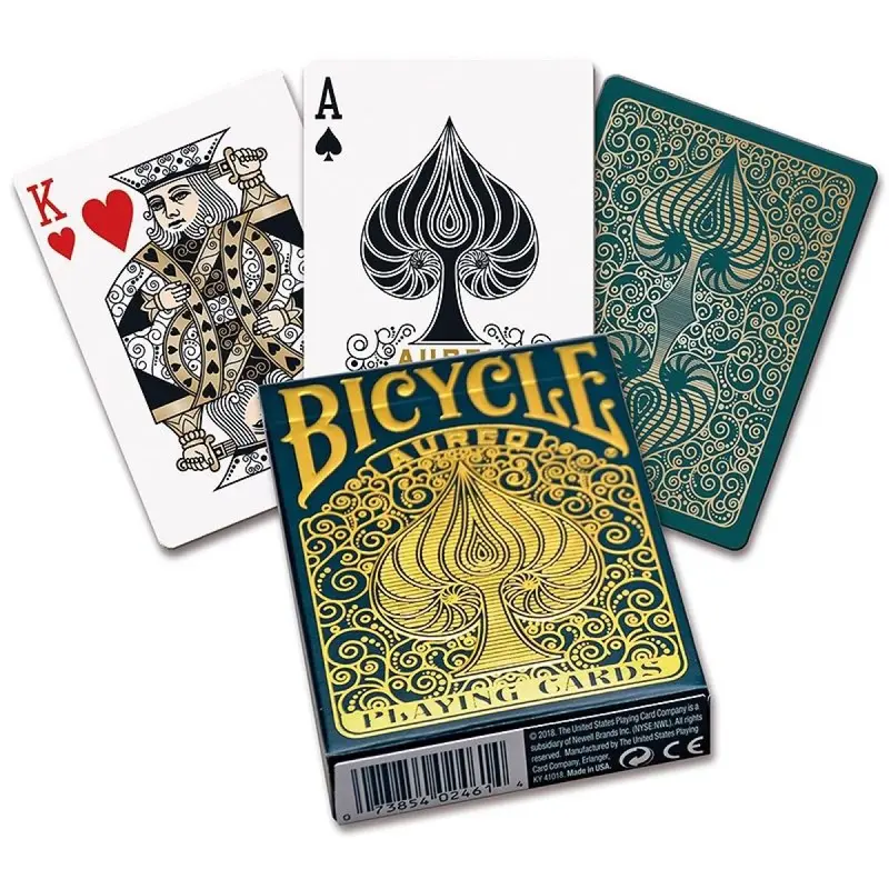 Bicycle Aureo Teal Poker