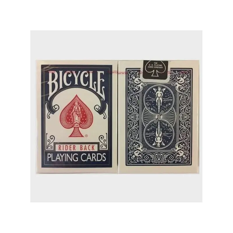 Bicycle Classic Rider Blue Back with Black Closure Seal