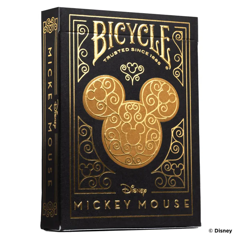 Bicycle Disney Black & Gold Mickey Playing Cards
