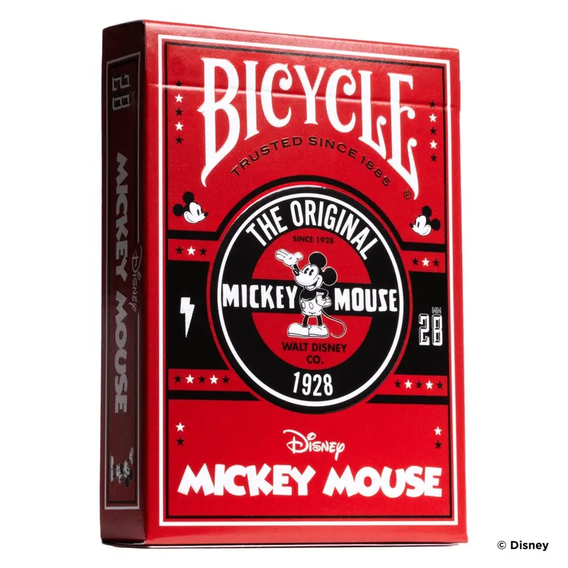 Bicycle - Disney Classic Mickey Playing Cards Display 6-Pack - Red