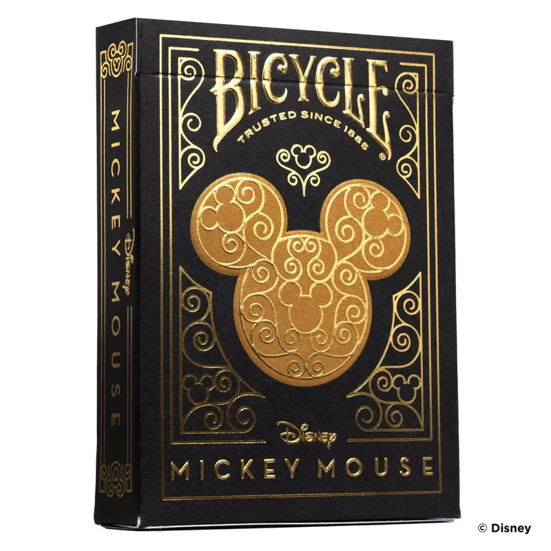 Bicycle - Disney Mickey Playing Cards Display 6-Pack - Black/Gold
