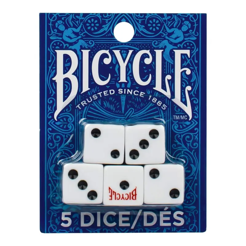 Bicycle - Games and Accessories D6 Dice 5-Piece Set