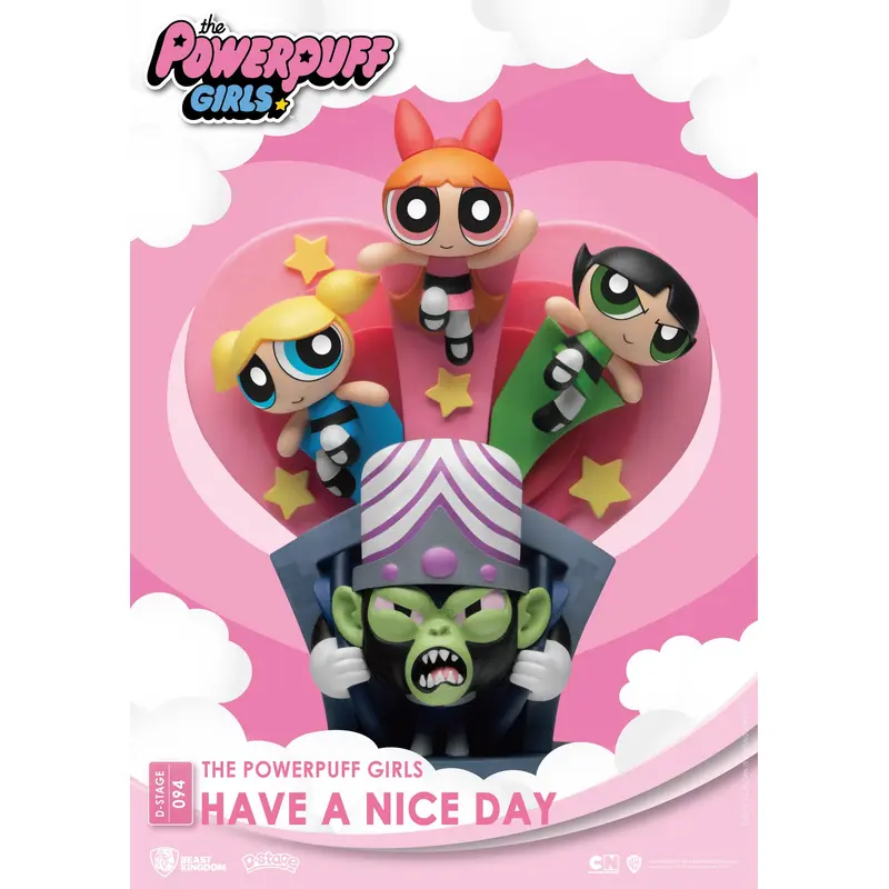 Beast Kingdom D-Stage-094-The Powerpuff Girls - Have a Nice Day Figure