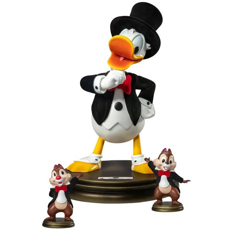 Beast Kingdom Disney Master Craft: Tuxedo Donald Duck and Chip 'n Dale