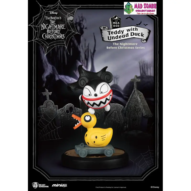 Beast Kingdom Mini Egg Attack The Nightmare Before Christmas Series Set - Vampire Teddy
