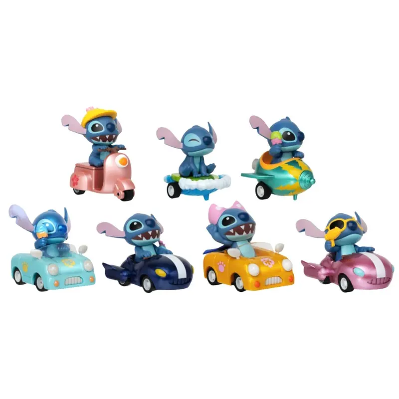 Beast Kingdom Stitch Series Special Version Pull Back Car (Assortment of 6)