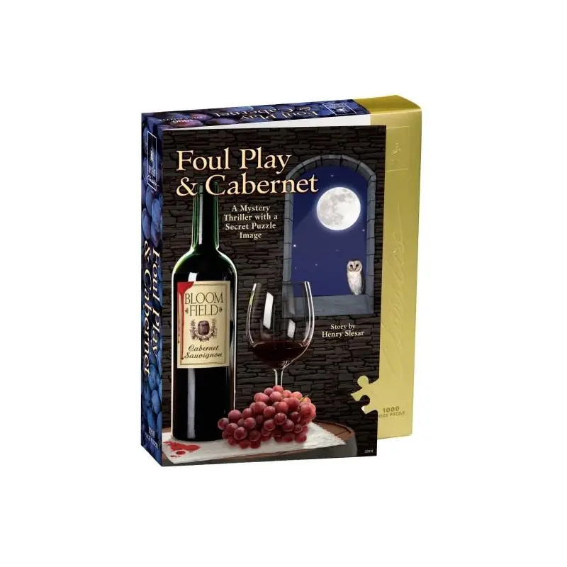 Bepuzzled Foul Play And Cabernet 1000 Piece Mystery Jigsaw