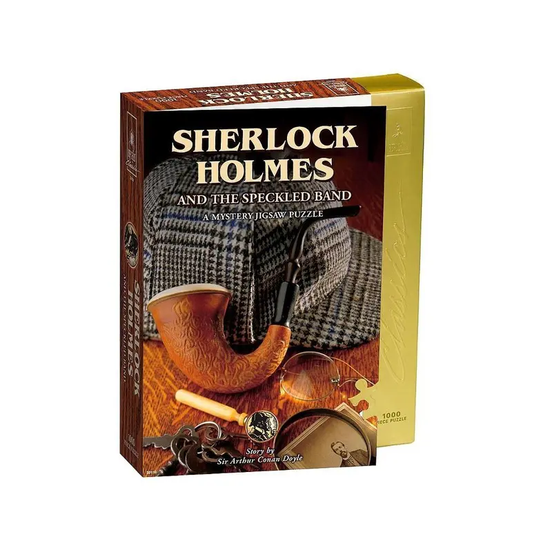 BePuzzled Sherlock Holmes 1000 Piece Mystery Jigsaw Puzzle
