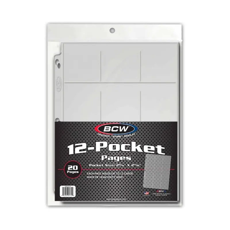 BCW 12-Pocket Pages (20)