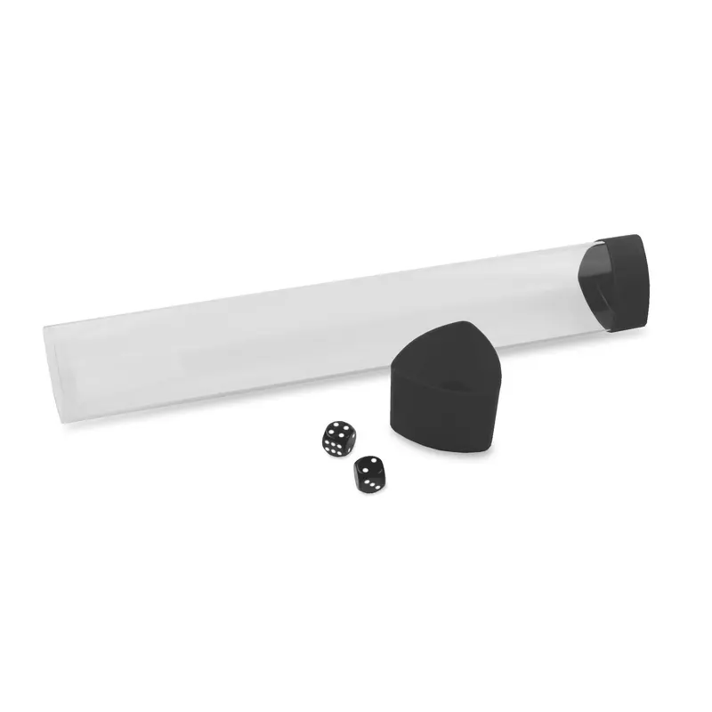 BCW Black Playmat Tube With Black Caps/Dice