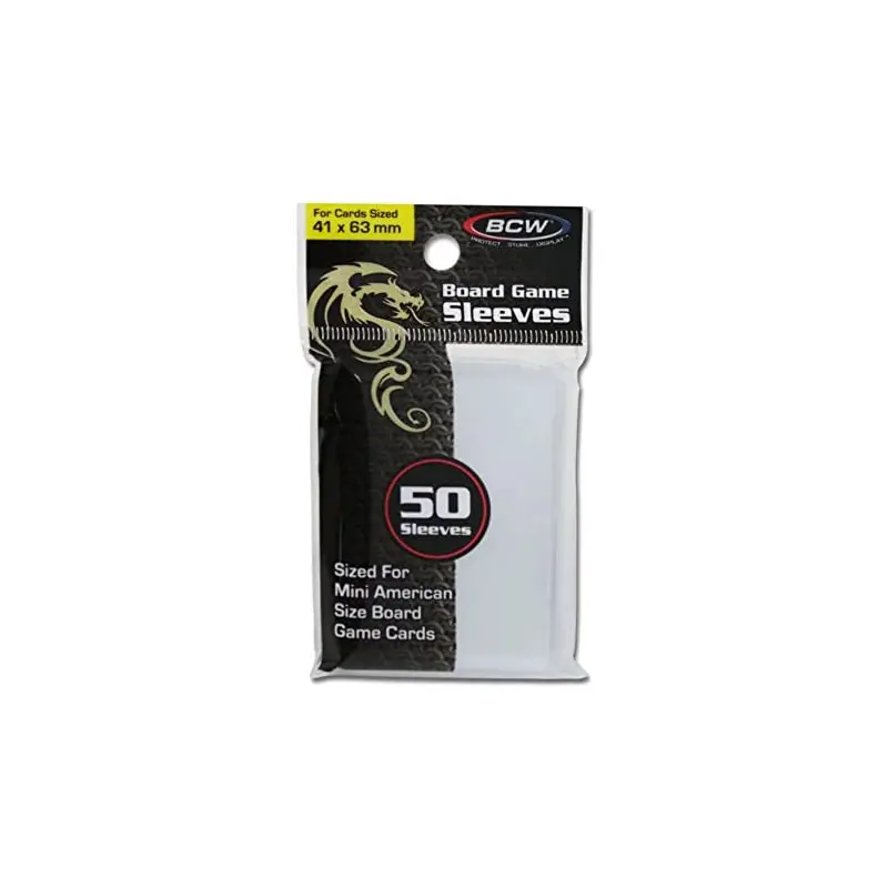 BCW Board Game Sleeves 41x63 mm (50)