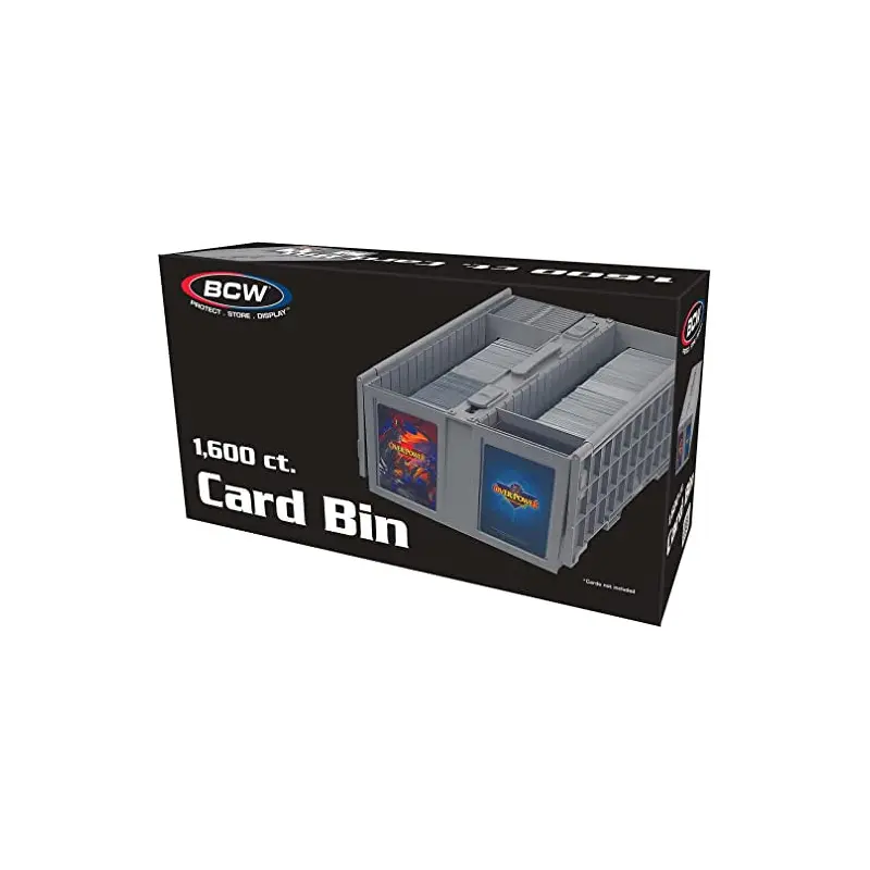 BCW Collectible Card Bin 1600 Grey