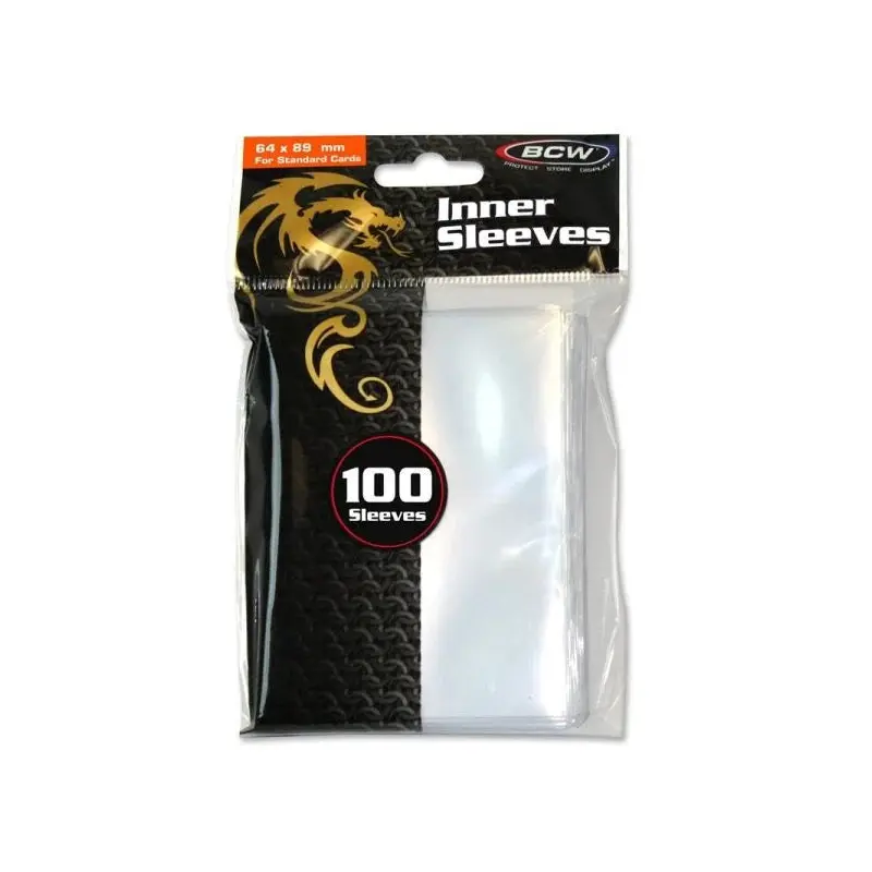 BCW Deck Protectors Inner Sleeves Standard Clear