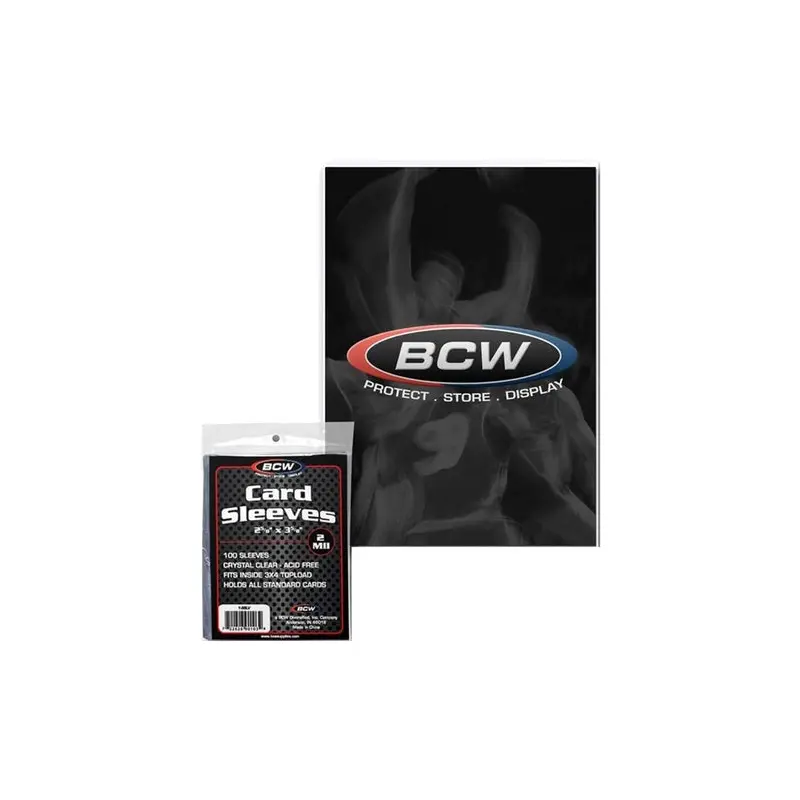 BCW Deck Protectors Standard Clear (66mm x 93mm) 100