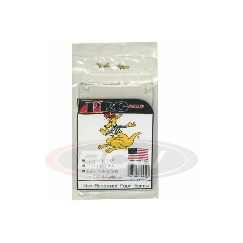 BCW - Pro Mold 4 Screw Non Recessed Screwdown Card Holder