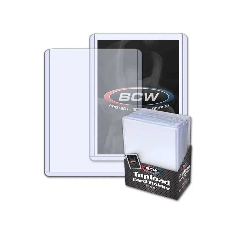 BCW Topload Card Holder Standard (3 x 4)