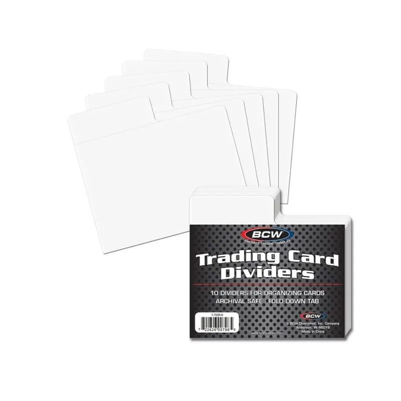 BCW Trading Card Dividers Horizontal (10 Dividers Per Pack)