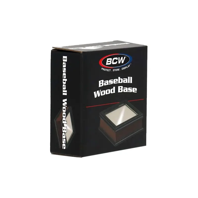 BCW - Wood Base for Baseball Holder